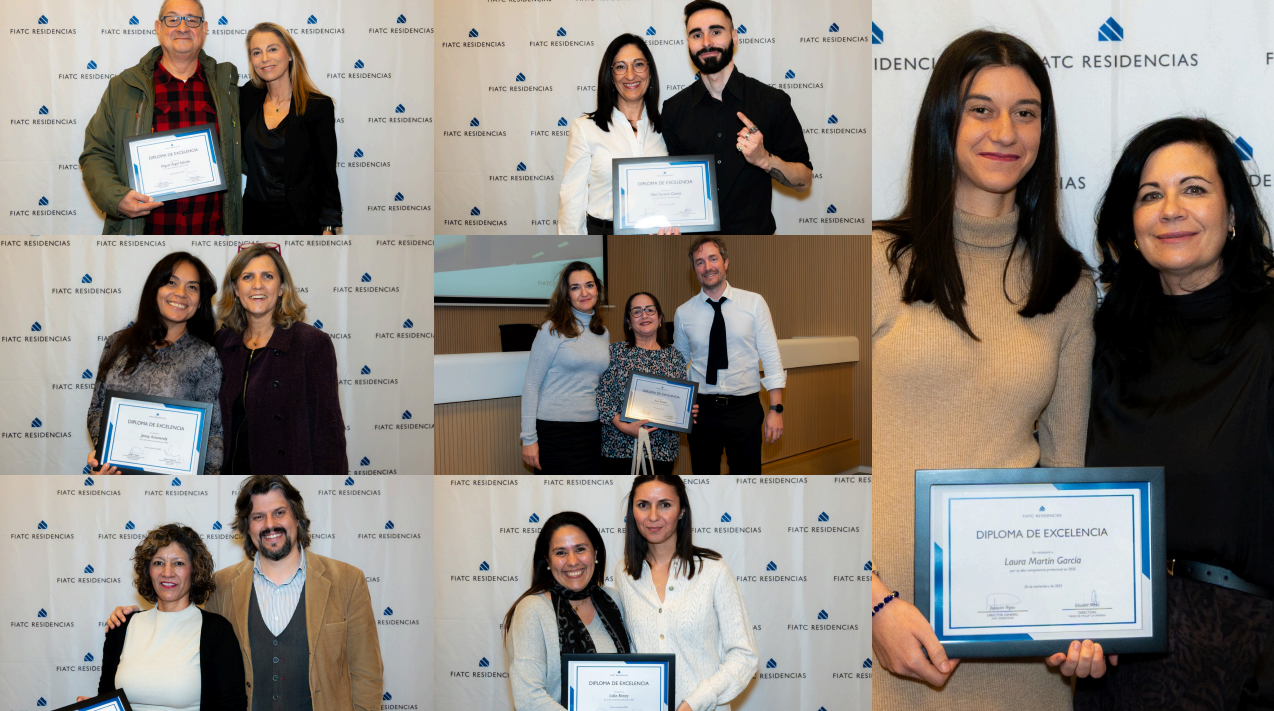 Reconocimienti profesionales FIATC Residencias 2025